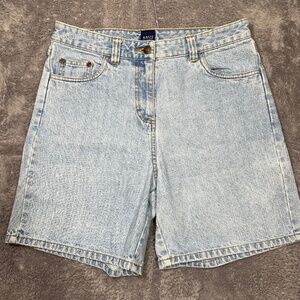 Basic Editions Women’s Denim Shorts Size 6 Light Wash 100% Cotton Casual Vintage